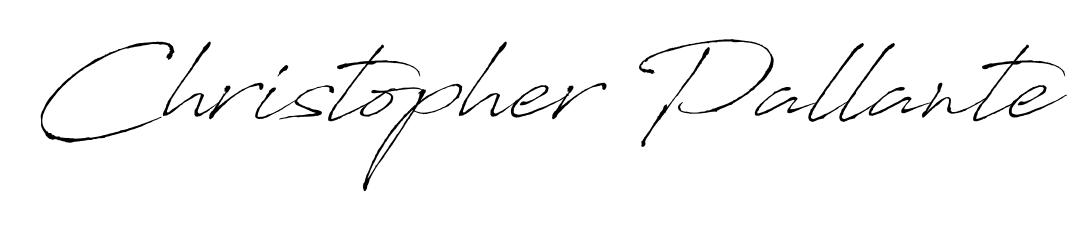 The Antro_Vectra lettering style adds unique flourish to name Christopher Pallante. Stand out with a custom digital autograph made in seconds. Christopher Pallante signature style 6 images and pictures png
