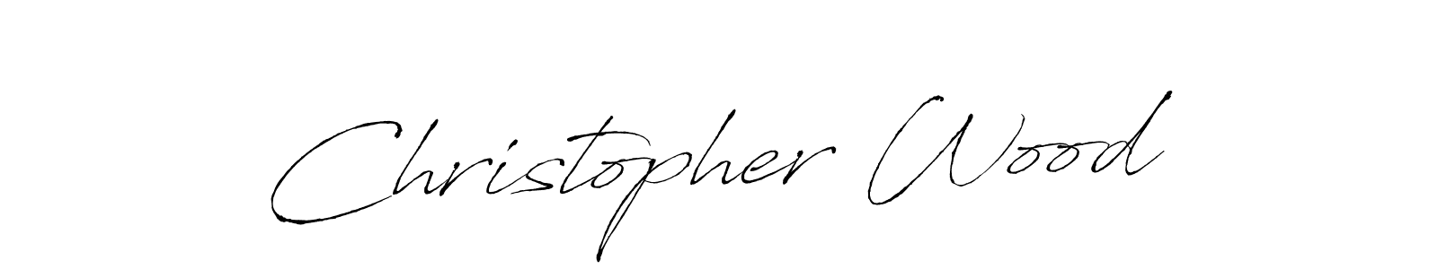 Use a signature maker to create a handwritten signature online. With this signature software, you can design (Antro_Vectra) your own signature for name Christopher Wood. Christopher Wood signature style 6 images and pictures png