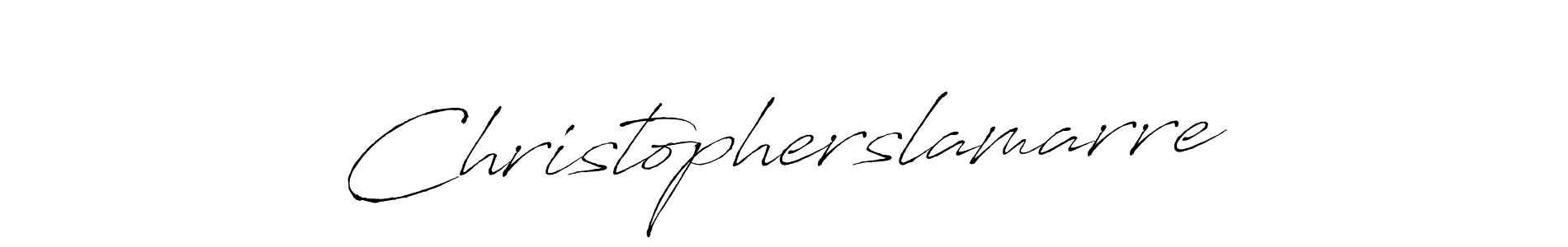 It looks lik you need a new signature style for name Christopherslamarre. Design unique handwritten (Antro_Vectra) signature with our free signature maker in just a few clicks. Christopherslamarre signature style 6 images and pictures png