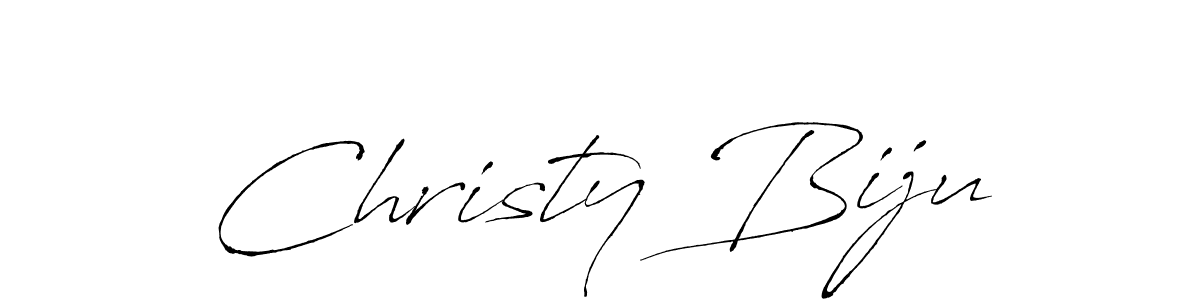 Antro_Vectra is a professional signature style that is perfect for those who want to add a touch of class to their signature. It is also a great choice for those who want to make their signature more unique. Get Christy Biju name to fancy signature for free. Christy Biju signature style 6 images and pictures png