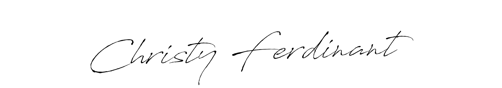 Antro_Vectra is a professional signature style that is perfect for those who want to add a touch of class to their signature. It is also a great choice for those who want to make their signature more unique. Get Christy Ferdinant name to fancy signature for free. Christy Ferdinant signature style 6 images and pictures png