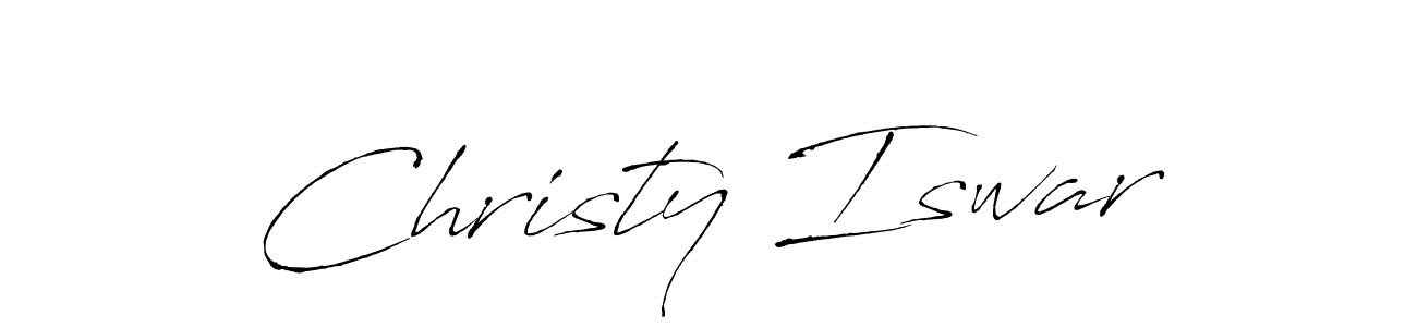 Make a beautiful signature design for name Christy Iswar. Use this online signature maker to create a handwritten signature for free. Christy Iswar signature style 6 images and pictures png
