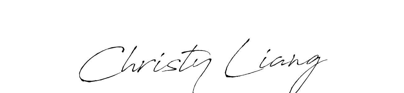 How to make Christy Liang name signature. Use Antro_Vectra style for creating short signs online. This is the latest handwritten sign. Christy Liang signature style 6 images and pictures png