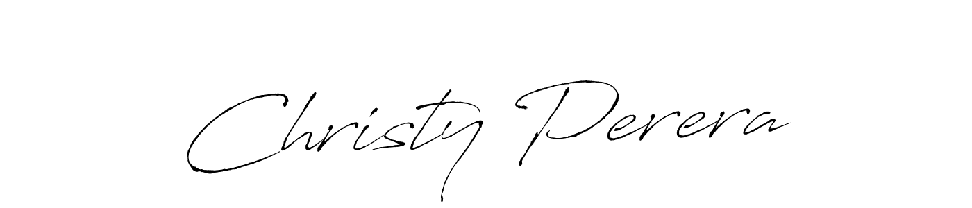 Make a beautiful signature design for name Christy Perera. With this signature (Antro_Vectra) style, you can create a handwritten signature for free. Christy Perera signature style 6 images and pictures png