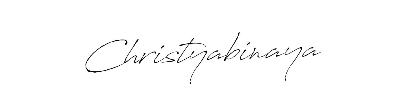 Antro_Vectra is a professional signature style that is perfect for those who want to add a touch of class to their signature. It is also a great choice for those who want to make their signature more unique. Get Christyabinaya name to fancy signature for free. Christyabinaya signature style 6 images and pictures png