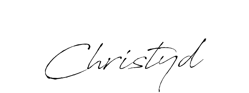 Create a beautiful signature design for name Christyd. With this signature (Antro_Vectra) fonts, you can make a handwritten signature for free. Christyd signature style 6 images and pictures png