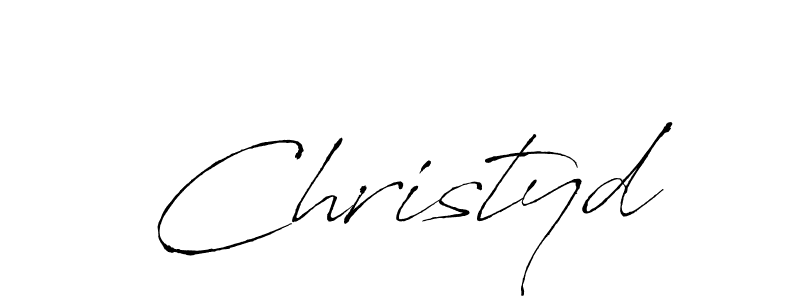 You should practise on your own different ways (Antro_Vectra) to write your name (Christyd) in signature. don't let someone else do it for you. Christyd signature style 6 images and pictures png