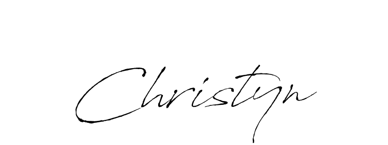 You should practise on your own different ways (Antro_Vectra) to write your name (Christyn) in signature. don't let someone else do it for you. Christyn signature style 6 images and pictures png