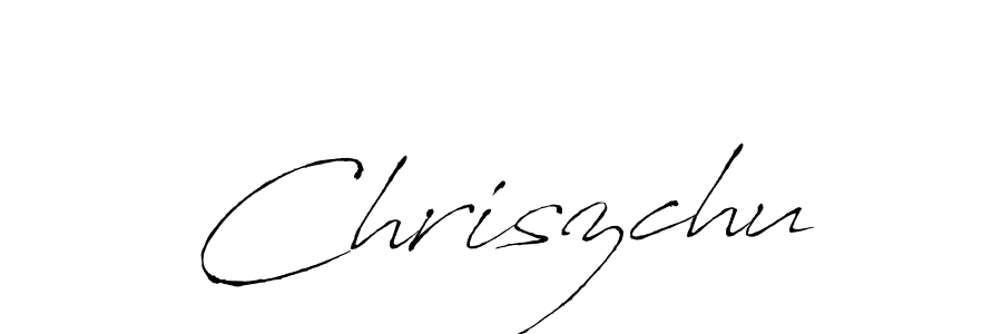 Make a beautiful signature design for name Chriszchu. With this signature (Antro_Vectra) style, you can create a handwritten signature for free. Chriszchu signature style 6 images and pictures png