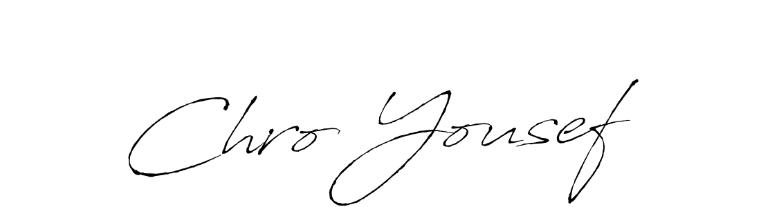 You should practise on your own different ways (Antro_Vectra) to write your name (Chro Yousef) in signature. don't let someone else do it for you. Chro Yousef signature style 6 images and pictures png