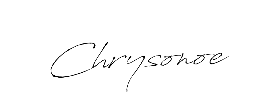 Create a beautiful signature design for name Chrysonoe. With this signature (Antro_Vectra) fonts, you can make a handwritten signature for free. Chrysonoe signature style 6 images and pictures png