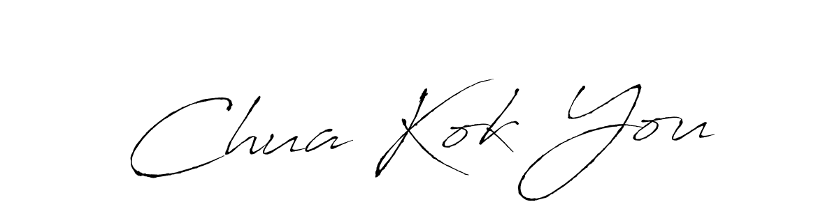Create a beautiful signature design for name Chua Kok You. With this signature (Antro_Vectra) fonts, you can make a handwritten signature for free. Chua Kok You signature style 6 images and pictures png