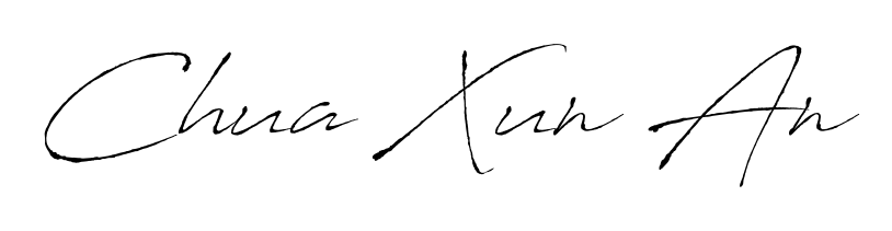 Transform the name Chua Xun An into a signature masterpiece using Antro_Vectra font. Ideal for photographers, artists, and creators looking for watermarks. Chua Xun An signature style 6 images and pictures png