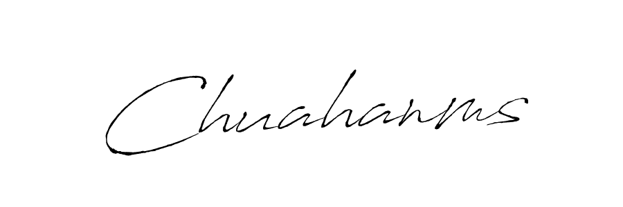 How to Draw Chuahanms signature style? Antro_Vectra is a latest design signature styles for name Chuahanms. Chuahanms signature style 6 images and pictures png