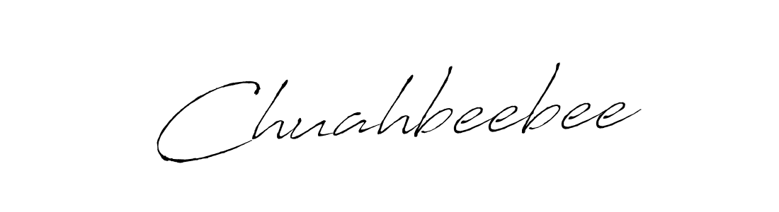 You should practise on your own different ways (Antro_Vectra) to write your name (Chuahbeebee) in signature. don't let someone else do it for you. Chuahbeebee signature style 6 images and pictures png
