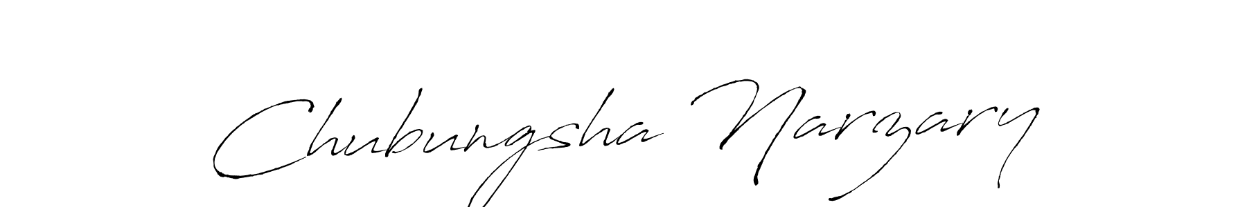 Make a beautiful signature design for name Chubungsha Narzary. With this signature (Antro_Vectra) style, you can create a handwritten signature for free. Chubungsha Narzary signature style 6 images and pictures png
