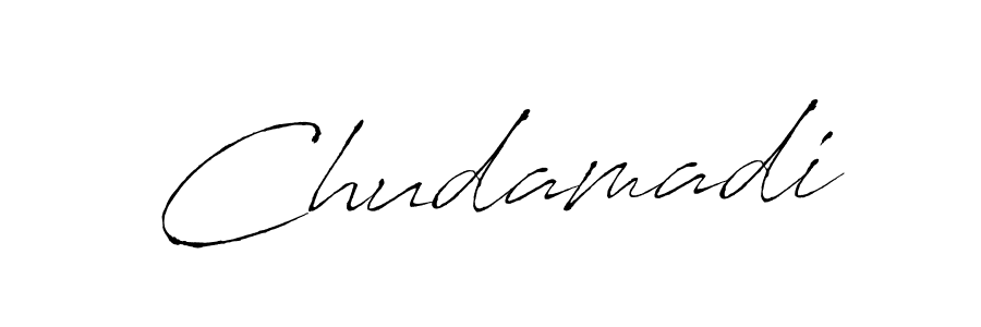 Create a beautiful signature design for name Chudamadi. With this signature (Antro_Vectra) fonts, you can make a handwritten signature for free. Chudamadi signature style 6 images and pictures png