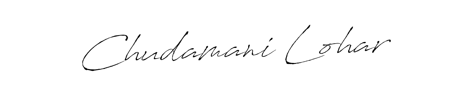 Create a beautiful signature design for name Chudamani Lohar. With this signature (Antro_Vectra) fonts, you can make a handwritten signature for free. Chudamani Lohar signature style 6 images and pictures png