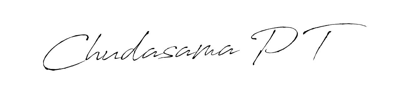 Design your own signature with our free online signature maker. With this signature software, you can create a handwritten (Antro_Vectra) signature for name Chudasama P T. Chudasama P T signature style 6 images and pictures png