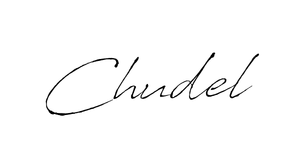 Also we have Chudel name is the best signature style. Create professional handwritten signature collection using Antro_Vectra autograph style. Chudel signature style 6 images and pictures png