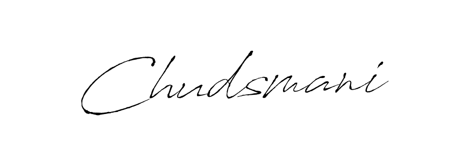 Use a signature maker to create a handwritten signature online. With this signature software, you can design (Antro_Vectra) your own signature for name Chudsmani. Chudsmani signature style 6 images and pictures png
