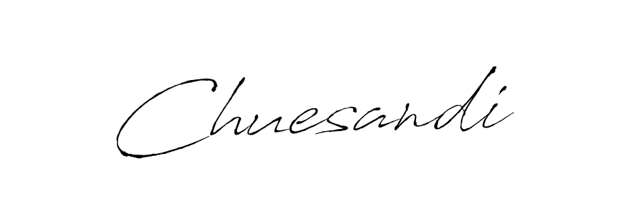 Design your own signature with our free online signature maker. With this signature software, you can create a handwritten (Antro_Vectra) signature for name Chuesandi. Chuesandi signature style 6 images and pictures png