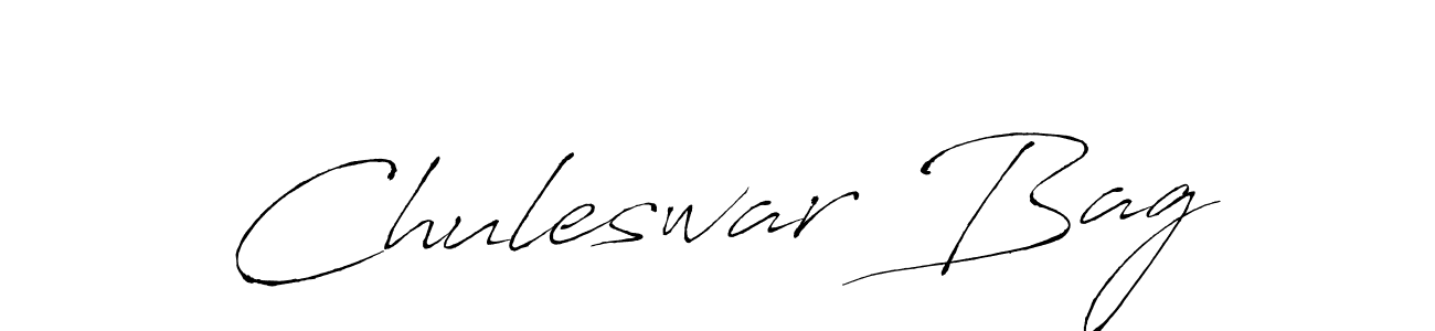 Create a beautiful signature design for name Chuleswar Bag. With this signature (Antro_Vectra) fonts, you can make a handwritten signature for free. Chuleswar Bag signature style 6 images and pictures png