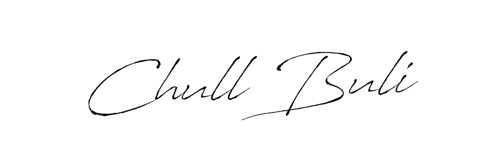 Make a beautiful signature design for name Chull Buli. With this signature (Antro_Vectra) style, you can create a handwritten signature for free. Chull Buli signature style 6 images and pictures png