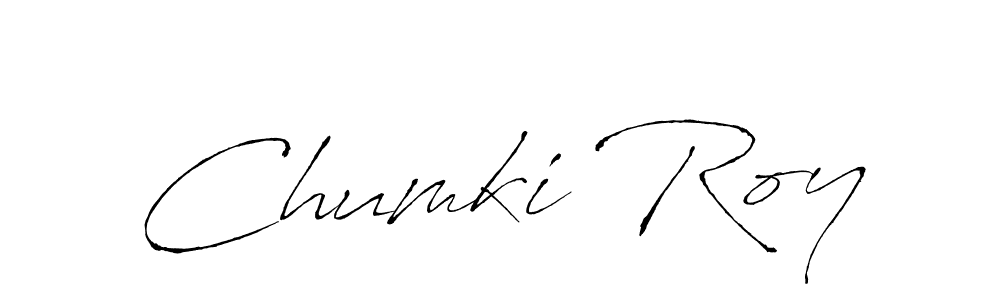 The best way (Antro_Vectra) to make a short signature is to pick only two or three words in your name. The name Chumki Roy include a total of six letters. For converting this name. Chumki Roy signature style 6 images and pictures png