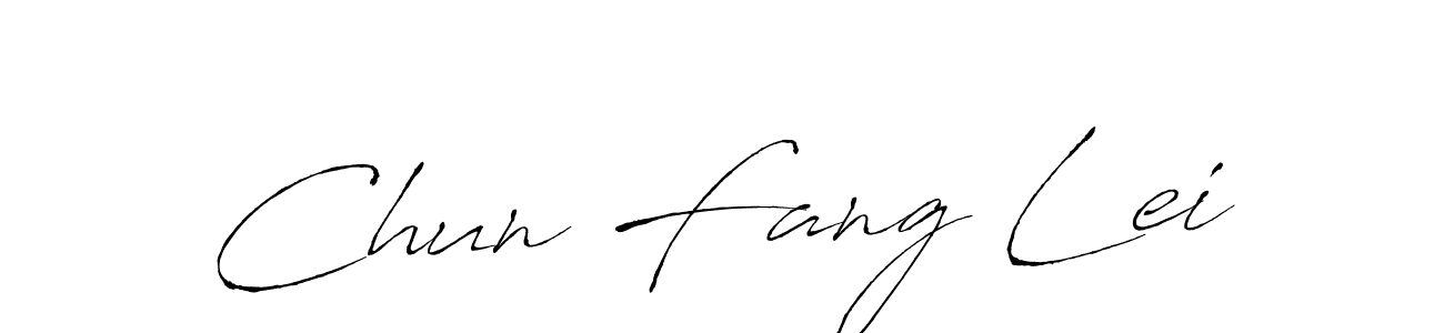 Also we have Chun Fang Lei name is the best signature style. Create professional handwritten signature collection using Antro_Vectra autograph style. Chun Fang Lei signature style 6 images and pictures png