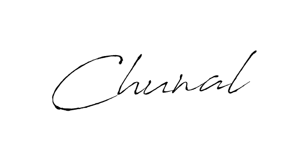 You should practise on your own different ways (Antro_Vectra) to write your name (Chunal) in signature. don't let someone else do it for you. Chunal signature style 6 images and pictures png