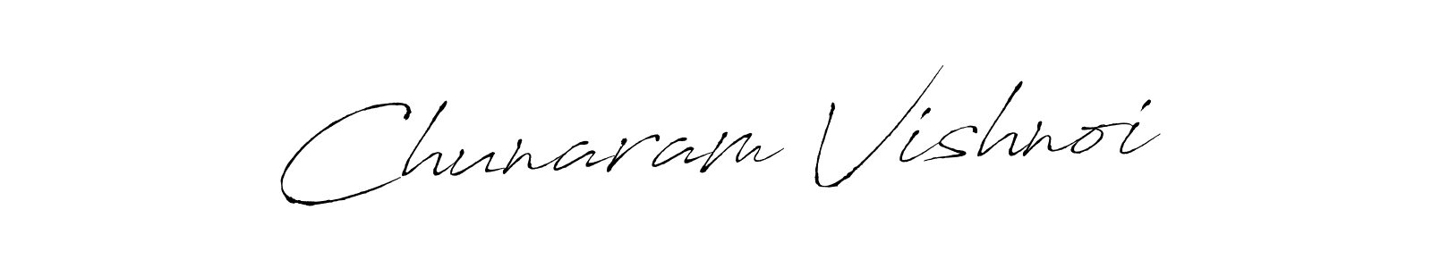 Chunaram Vishnoi stylish signature style. Best Handwritten Sign (Antro_Vectra) for my name. Handwritten Signature Collection Ideas for my name Chunaram Vishnoi. Chunaram Vishnoi signature style 6 images and pictures png