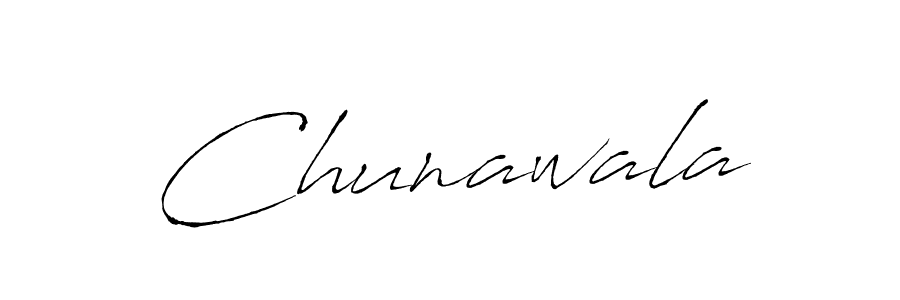 Chunawala stylish signature style. Best Handwritten Sign (Antro_Vectra) for my name. Handwritten Signature Collection Ideas for my name Chunawala. Chunawala signature style 6 images and pictures png