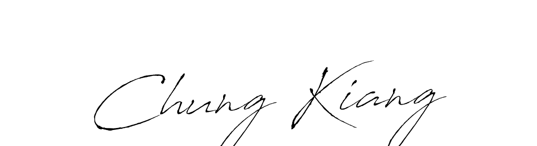 Use a signature maker to create a handwritten signature online. With this signature software, you can design (Antro_Vectra) your own signature for name Chung Kiang. Chung Kiang signature style 6 images and pictures png