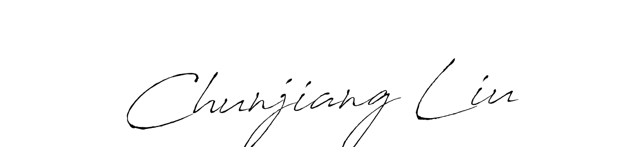 Similarly Antro_Vectra is the best handwritten signature design. Signature creator online .You can use it as an online autograph creator for name Chunjiang Liu. Chunjiang Liu signature style 6 images and pictures png