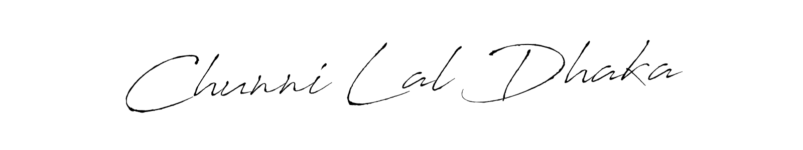 How to make Chunni Lal Dhaka signature? Antro_Vectra is a professional autograph style. Create handwritten signature for Chunni Lal Dhaka name. Chunni Lal Dhaka signature style 6 images and pictures png