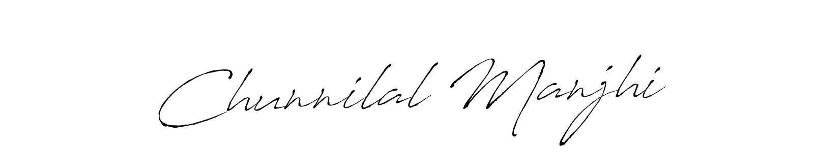 It looks lik you need a new signature style for name Chunnilal Manjhi. Design unique handwritten (Antro_Vectra) signature with our free signature maker in just a few clicks. Chunnilal Manjhi signature style 6 images and pictures png