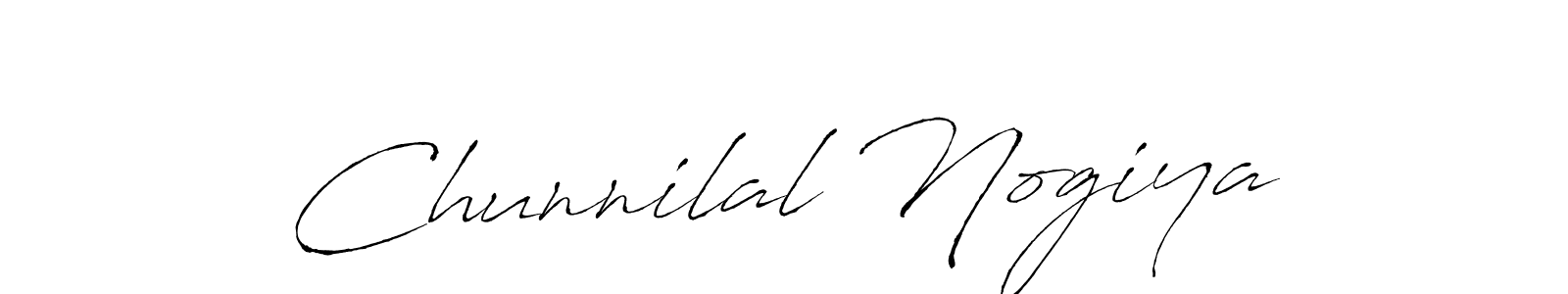 Use a signature maker to create a handwritten signature online. With this signature software, you can design (Antro_Vectra) your own signature for name Chunnilal Nogiya. Chunnilal Nogiya signature style 6 images and pictures png