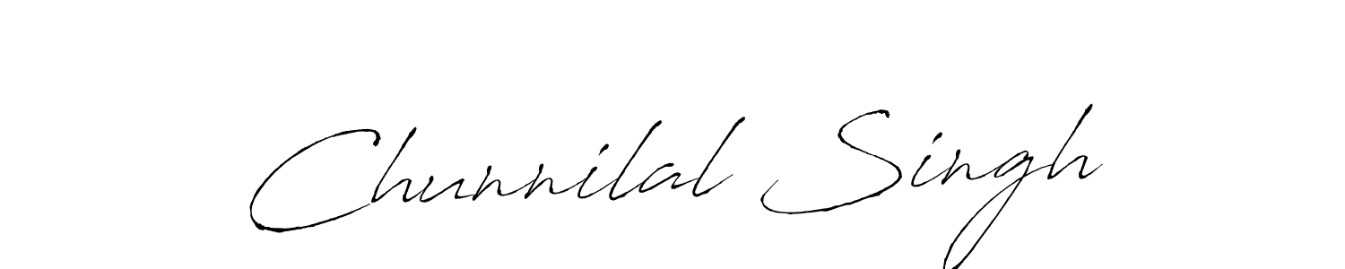 Use a signature maker to create a handwritten signature online. With this signature software, you can design (Antro_Vectra) your own signature for name Chunnilal Singh. Chunnilal Singh signature style 6 images and pictures png