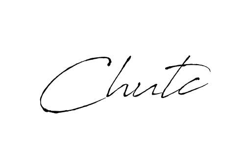 How to make Chutc signature? Antro_Vectra is a professional autograph style. Create handwritten signature for Chutc name. Chutc signature style 6 images and pictures png