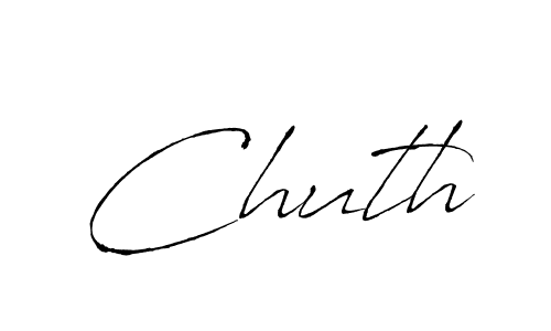 The best way (Antro_Vectra) to make a short signature is to pick only two or three words in your name. The name Chuth include a total of six letters. For converting this name. Chuth signature style 6 images and pictures png