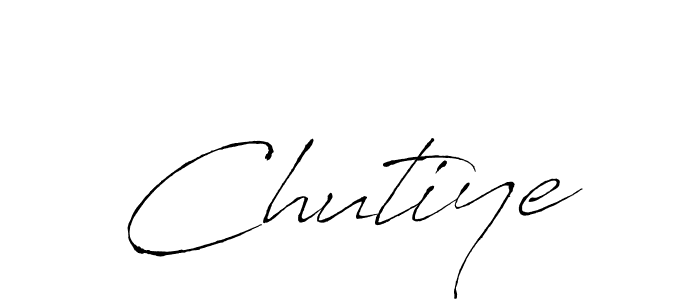 Create a beautiful signature design for name Chutiye. With this signature (Antro_Vectra) fonts, you can make a handwritten signature for free. Chutiye signature style 6 images and pictures png