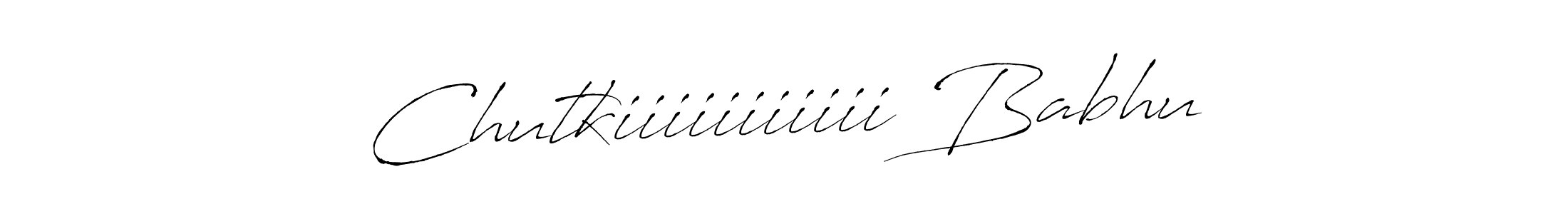 Also we have Chutkiiiiiiiiiii Babhu name is the best signature style. Create professional handwritten signature collection using Antro_Vectra autograph style. Chutkiiiiiiiiiii Babhu signature style 6 images and pictures png