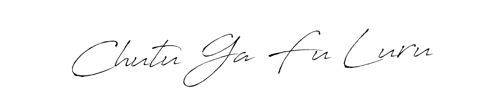 It looks lik you need a new signature style for name Chutu Ga Fu Luru. Design unique handwritten (Antro_Vectra) signature with our free signature maker in just a few clicks. Chutu Ga Fu Luru signature style 6 images and pictures png