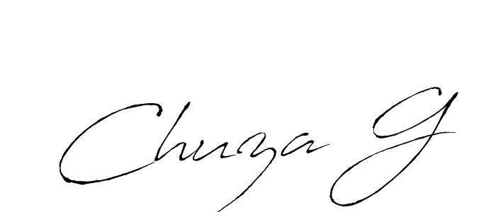 Use a signature maker to create a handwritten signature online. With this signature software, you can design (Antro_Vectra) your own signature for name Chuza G. Chuza G signature style 6 images and pictures png
