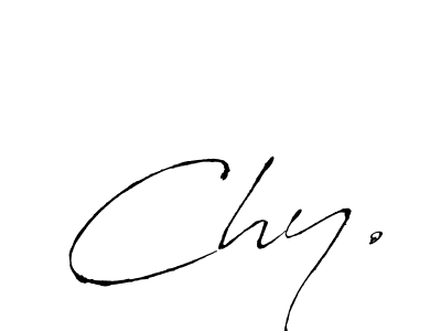 Create a beautiful signature design for name Chy.. With this signature (Antro_Vectra) fonts, you can make a handwritten signature for free. Chy. signature style 6 images and pictures png