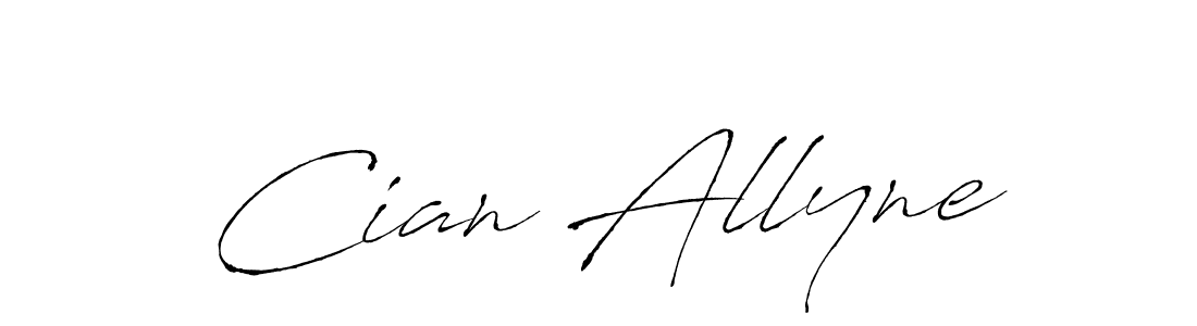 if you are searching for the best signature style for your name Cian Allyne. so please give up your signature search. here we have designed multiple signature styles  using Antro_Vectra. Cian Allyne signature style 6 images and pictures png