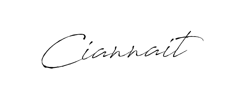 You should practise on your own different ways (Antro_Vectra) to write your name (Ciannait) in signature. don't let someone else do it for you. Ciannait signature style 6 images and pictures png