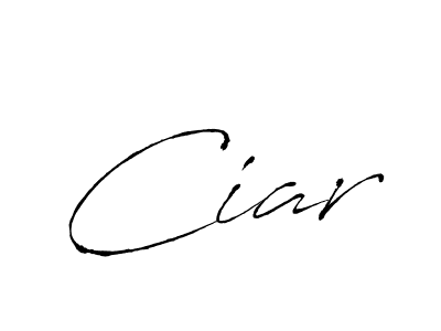 Design your own signature with our free online signature maker. With this signature software, you can create a handwritten (Antro_Vectra) signature for name Ciar. Ciar signature style 6 images and pictures png