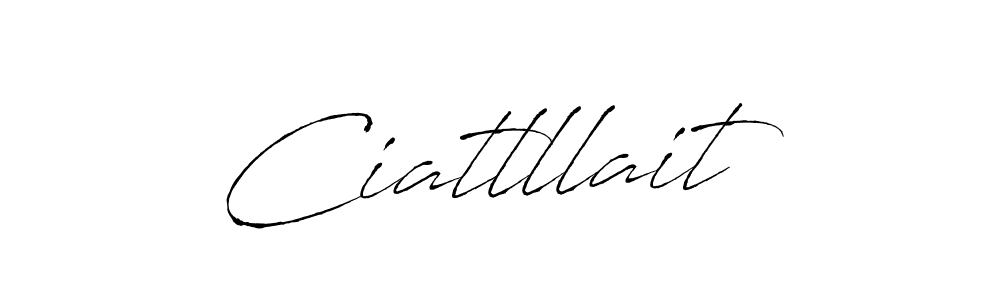 The best way (Antro_Vectra) to make a short signature is to pick only two or three words in your name. The name Ciatlllait include a total of six letters. For converting this name. Ciatlllait signature style 6 images and pictures png